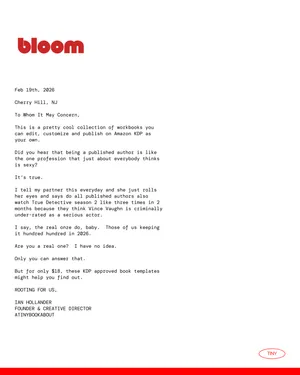 Waitlist: A Tiny Bundle of KDP Approved Workbooks for Self Published Authors