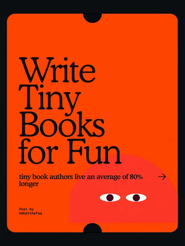 The Real Reasons to Write a Tiny Book for Business